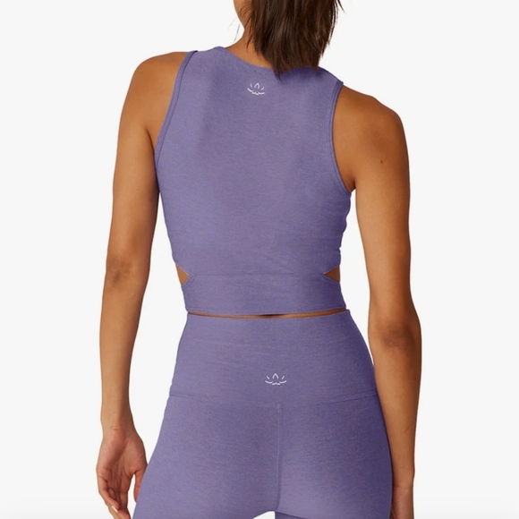 Beyond Yoga Indigo Leggings (M) and Crop Top (S) Set - Picture 11 of 12